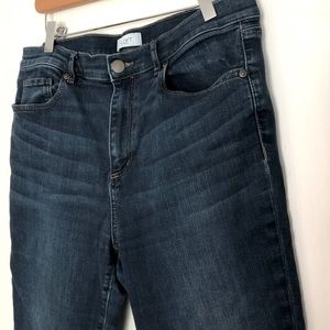 LOFT Outlet high rise straight jeans